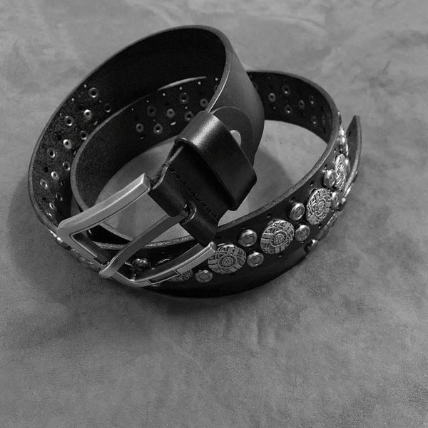 BadassLeatherMetalBeltBlacklMo  display picture 1