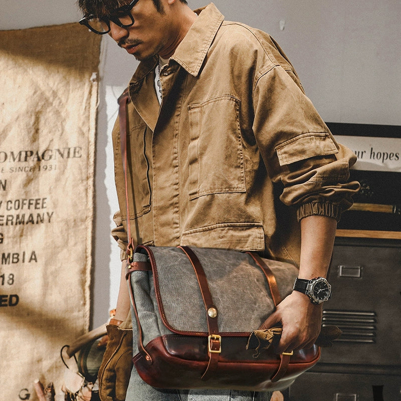 Weather-Resistant Canvas Messenger Bags: Shielding Your Belongings in Style