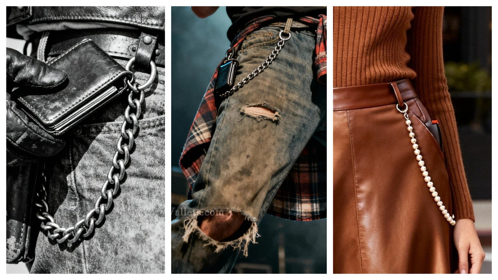 The History of the Women’s Wallet Chain: From Biker Gear to Runway Fashion