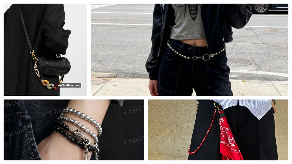 10 Chic Ways to Wear a Women’s Wallet Chain with Modern Outfits