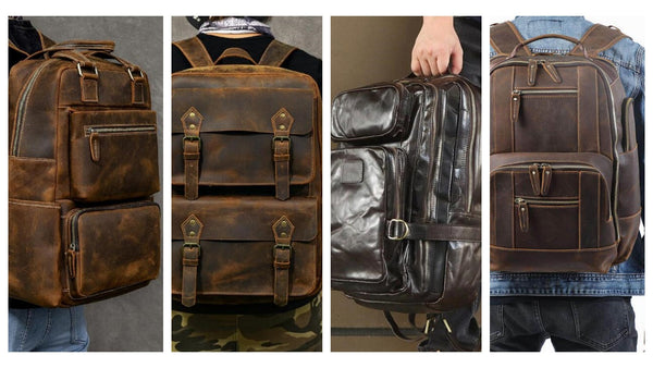 20 Big Leather Backpacks for Men You Will Love Using Every Day