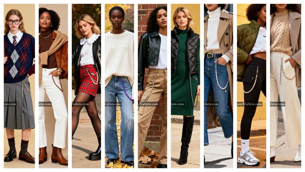 Mixing Edge with Elegance: Styling a Women’s Wallet Chain for Every Occasion