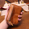 Brown Leather Key Ring Wallet Mens Leather Key Wallet for Men - iwalletsmen