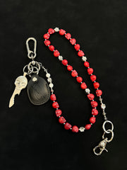 Red Skull Wallet Chains Red Skull Chain for Wallet - iChainWallets