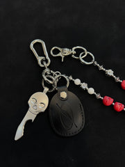 Red Skull Chain for Wallet - iChainWallets