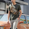 Brown Leather Waist Pack - iwalletsmen