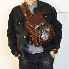 Sling Bag for Big Man - Open View