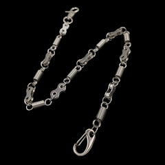 Silver Mens Bike Chain Wallet Chain Spring Wallet Chain Cool Pants Chain For Men