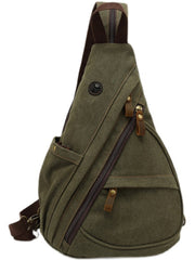 Canvas Large Sling Backpack - Detail