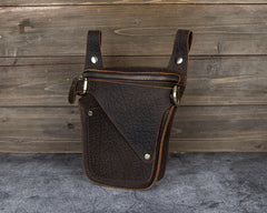 Full Grain Leather Belt Bag Mens Leather Holster Belt Bag Belt Bag Holster - iwalletsmen