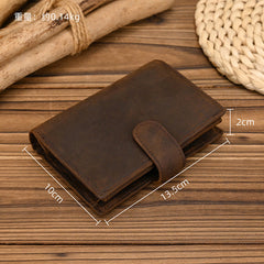 Mens Wallets Leather Vertical Bifold Wallet - iwalletsmen