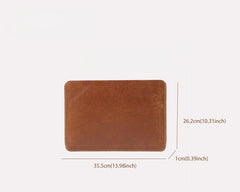 Brown Leather Laptop Case 13 inches Mens 13 Leather Case for Laptop - iwalletsmen