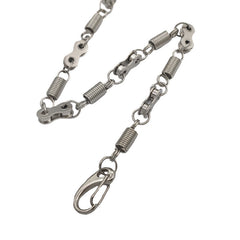 Silver Mens Bike Chain Wallet Chain Spring Wallet Chain Cool Pants Chain For Men