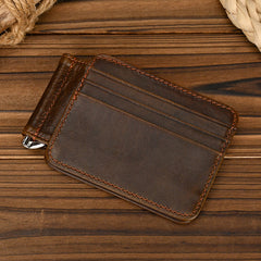 Bifold Leather Wallet with Money Clip Mens Bifold Wallets with Money Clip - iwalletsmen
