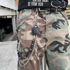 Black Ball Pants Chain 