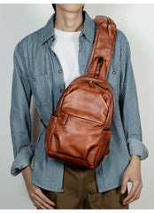 sling bag for big man multi pocket system