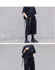 Fashion Mens Silm Jeans Chain Silver Double Layers Wallet Chains Panties Chains For Men