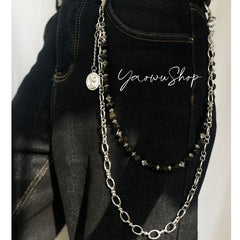 Beaded Wallet Chain 