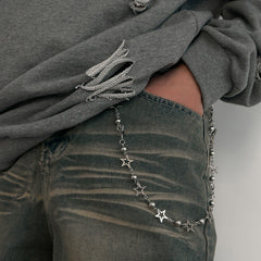 Ball Wallet Chain Mens Stars Beaded Wallet Chain - iChainWallets