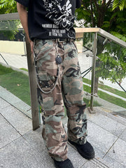 Black Ball Pants Chain Ball Wallet Chain Obsidian Stone Double Beaded Wallet Chain Long Bead Wallet Chain - iChainWallets