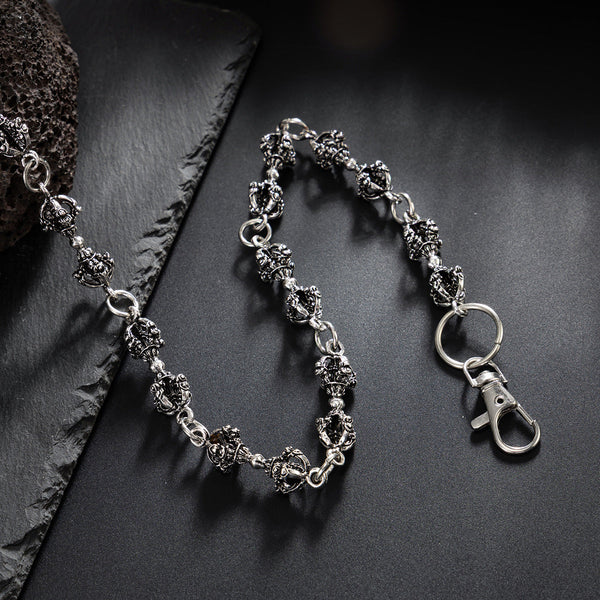 Tibetan Buddhism Biker Wallet Chain - iChainWallets