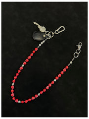 Red Skull Head Wallet Chain Skull Wallet Chains Red Skull Chain for Wallet - iChainWallets