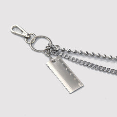 Fashion Mens Silm Jeans Chain Silver Double Layers Wallet Chain Panties Chains For Men