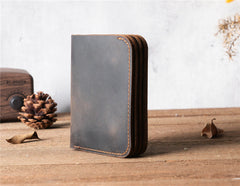 Mens Bifold Wallet With Snap Closure 