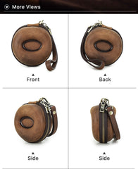 Genuine Leather Watch Case Leather Travel Watch Case for Men Leather Watch Travel Case - iwalletsmen
