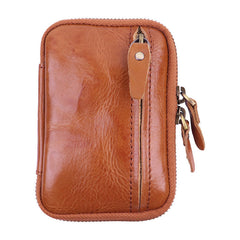 Brown Leather Key Ring Wallet Mens Leather Key Wallet for Men - iwalletsmen