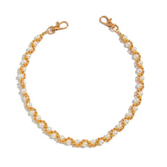 Gold Ball Wallet Chain Mens Beaded Wallet Chain - iChainWallets