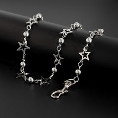 Ball Wallet Chain Mens Stars Biker Wallet Chain Beaded Wallet Chain - iChainWallets