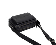 Mens Small Leather Crossbody Bag - iwalletsmen