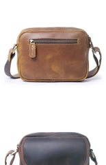 Small Mens Crossbody Bag Leather Small Crossbody Bag for Men Mens Small Crossbody Bag - iwalletsmen