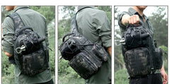 Oxford Fabric Sling Backpack - Size Comparison