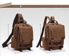 Large Canvas Sling Bag for Big Guys - 详情-06