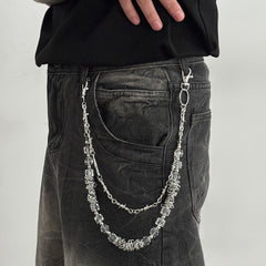 Barbed Wire Wallet Chain Double Wallet Chain