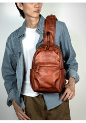 sling bags for big guys side pocket design
