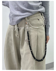 Black Ball Wallet Chain - iChainWallets