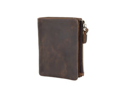Mens Wallet with Coin Purse Billfold Leather Billfold with Coin Pocket - iwalletsmen