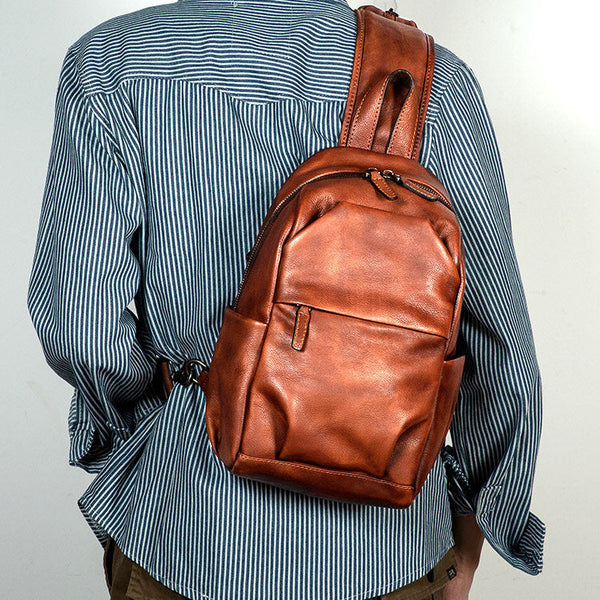sling bag for big man shoulder strap comfort