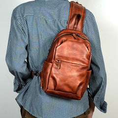 sling bag for big man shoulder strap comfort