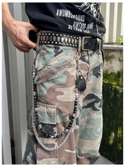 Black Chain Long Bead Wallet Chain - iChainWallets