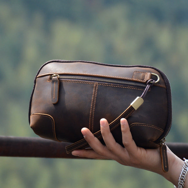 Vintage Men's Leather Clutch Purse - iwalletsmen