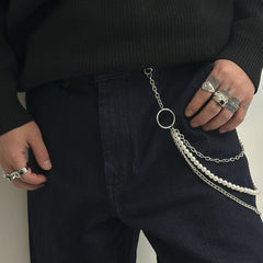 Womens Wallet Chain Triple Wallet Chain Womens Pants Chain - iChainWallets