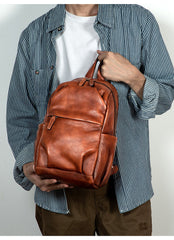 big sling bag for men hardware detail
