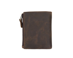 Mens Wallet with Coin Purse Billfold Leather Billfold with Coin Pocket - iwalletsmen