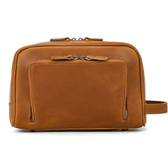 Men's Leather Toiletry Bag - iwalletsmen