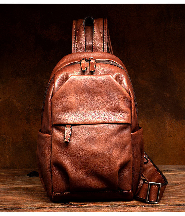 sling bags for big guys anti theft back pocket