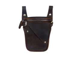 Full Grain Leather Belt Bag Mens Leather Holster Belt Bag Belt Bag Holster - iwalletsmen
